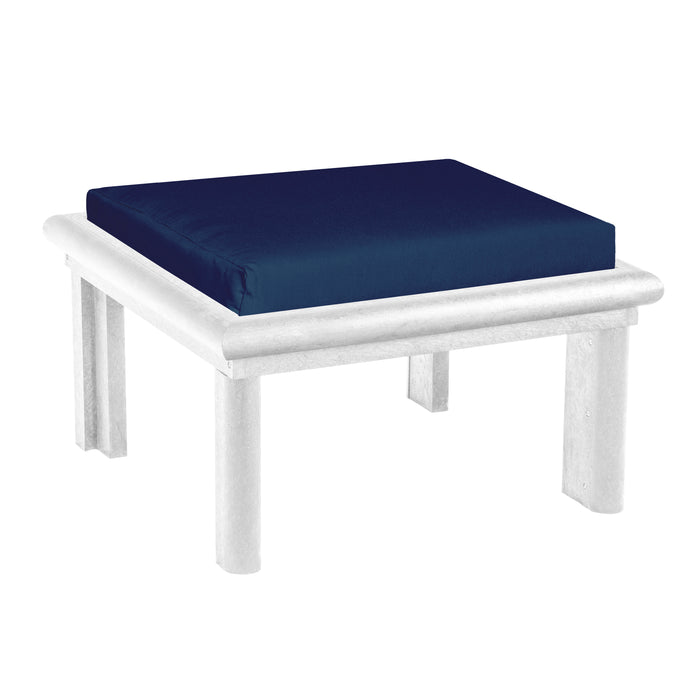 CR Plastics Stratford Large Ottoman with Cushion