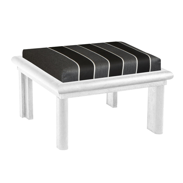 CR Plastics Stratford Large Ottoman with Cushion