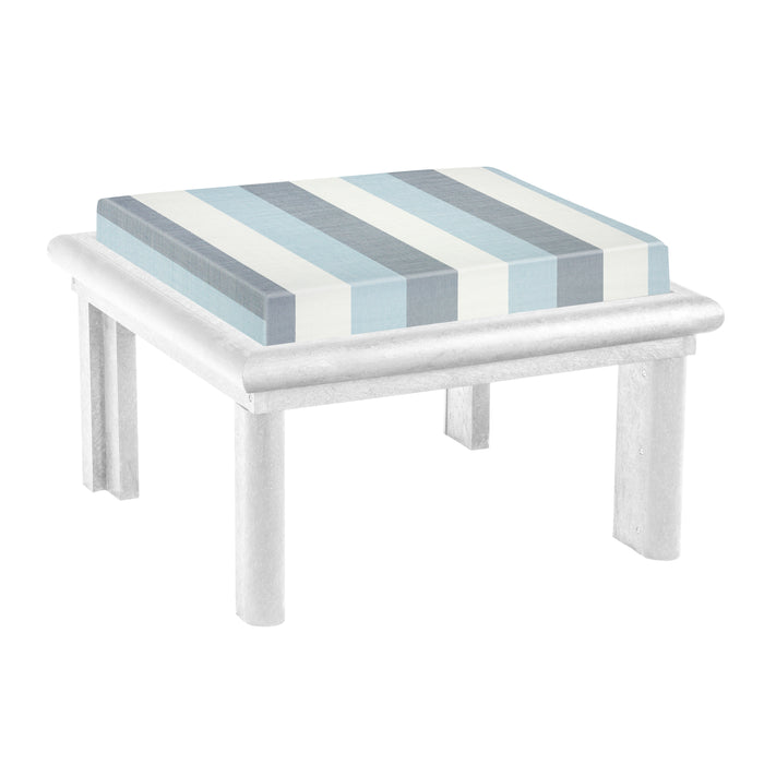 CR Plastics Stratford Large Ottoman with Cushion