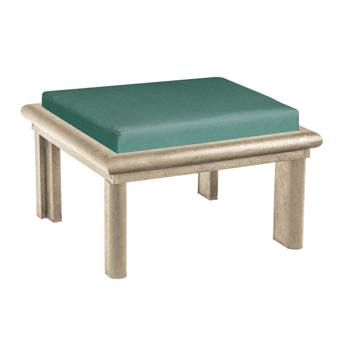 CR Plastics Stratford Large Ottoman with Cushion