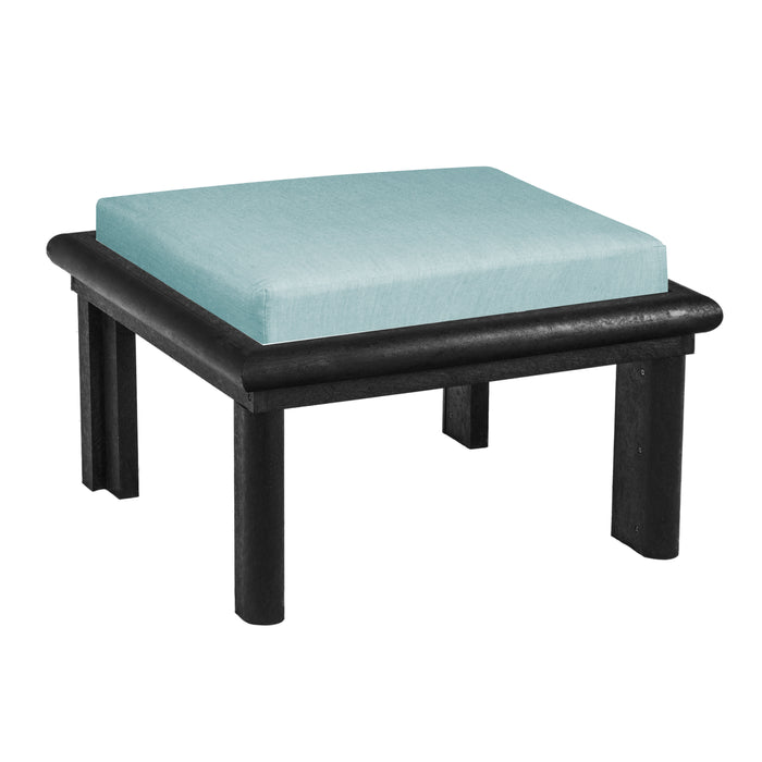 CR Plastics Stratford Large Ottoman with Cushion