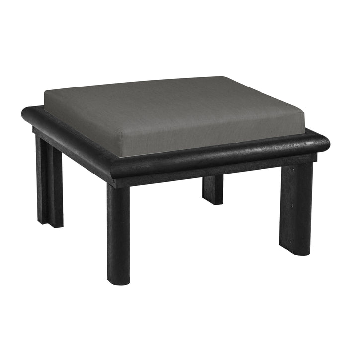 CR Plastics Stratford Large Ottoman with Cushion