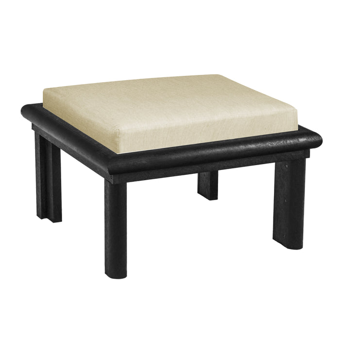 CR Plastics Stratford Large Ottoman with Cushion