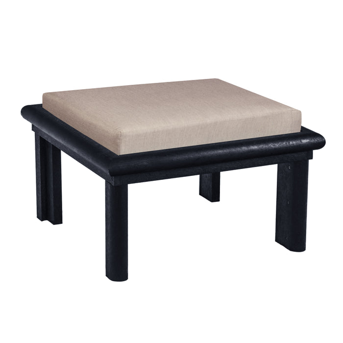 CR Plastics Stratford Large Ottoman with Cushion