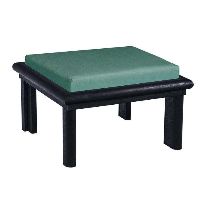 CR Plastics Stratford Large Ottoman with Cushion