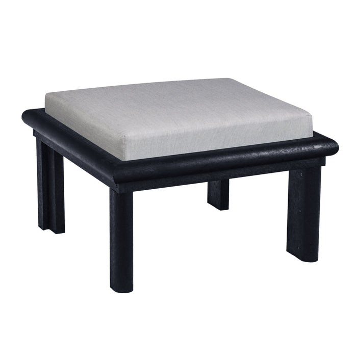 CR Plastics Stratford Large Ottoman with Cushion