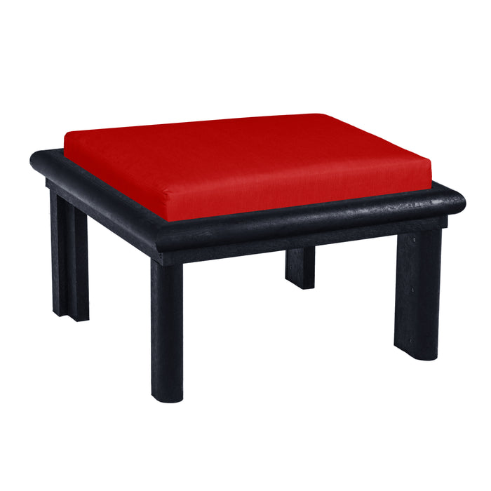 CR Plastics Stratford Large Ottoman with Cushion