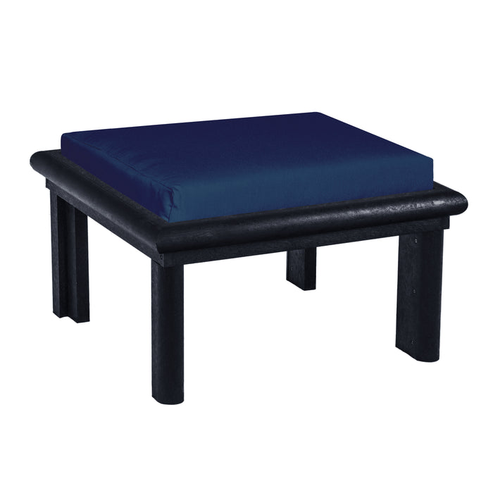 CR Plastics Stratford Large Ottoman with Cushion