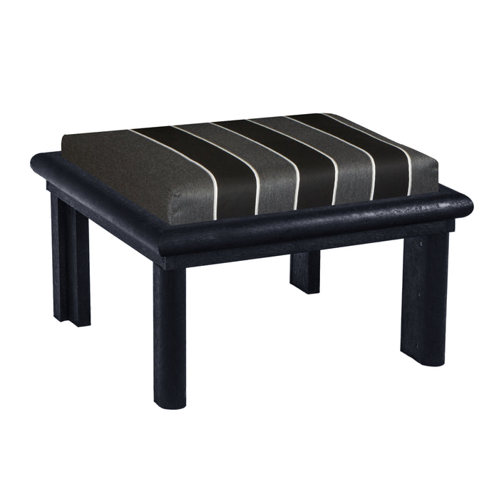 CR Plastics Stratford Large Ottoman with Cushion