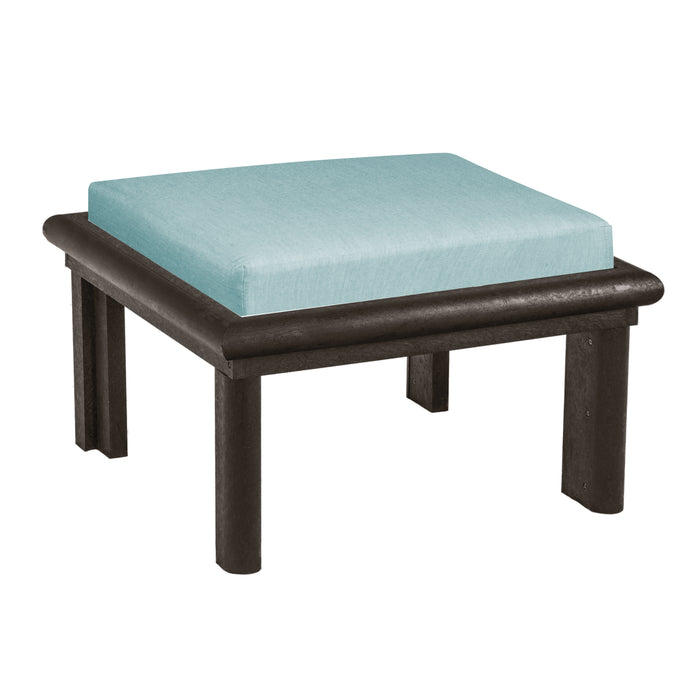 CR Plastics Stratford Large Ottoman with Cushion