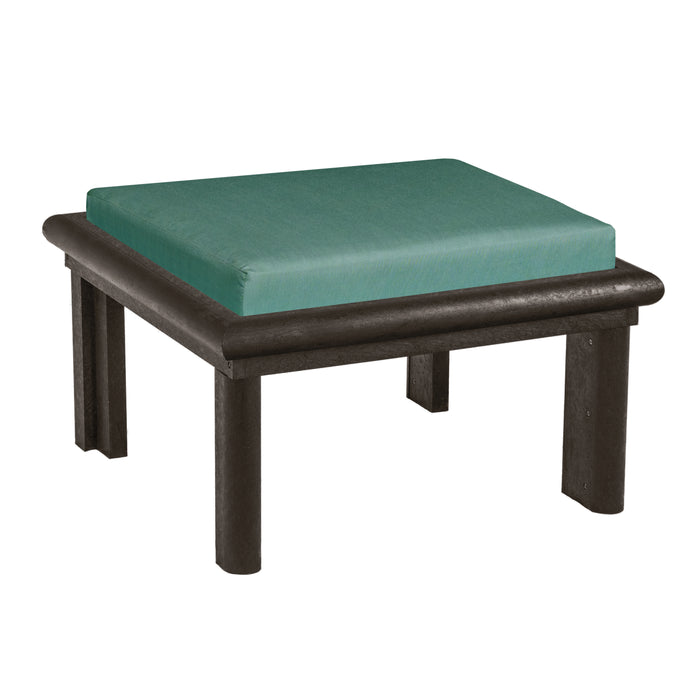 CR Plastics Stratford Large Ottoman with Cushion