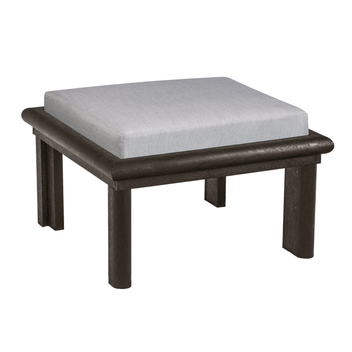 CR Plastics Stratford Large Ottoman with Cushion