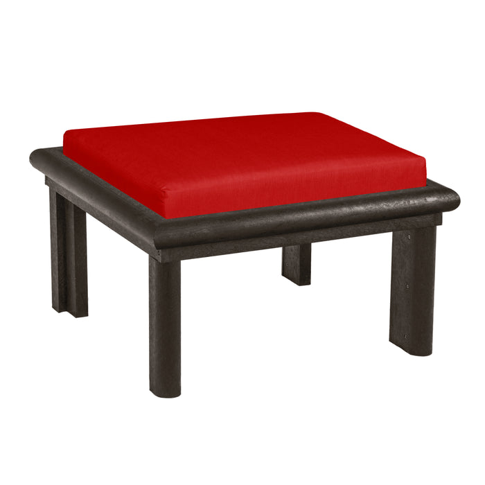 CR Plastics Stratford Large Ottoman with Cushion