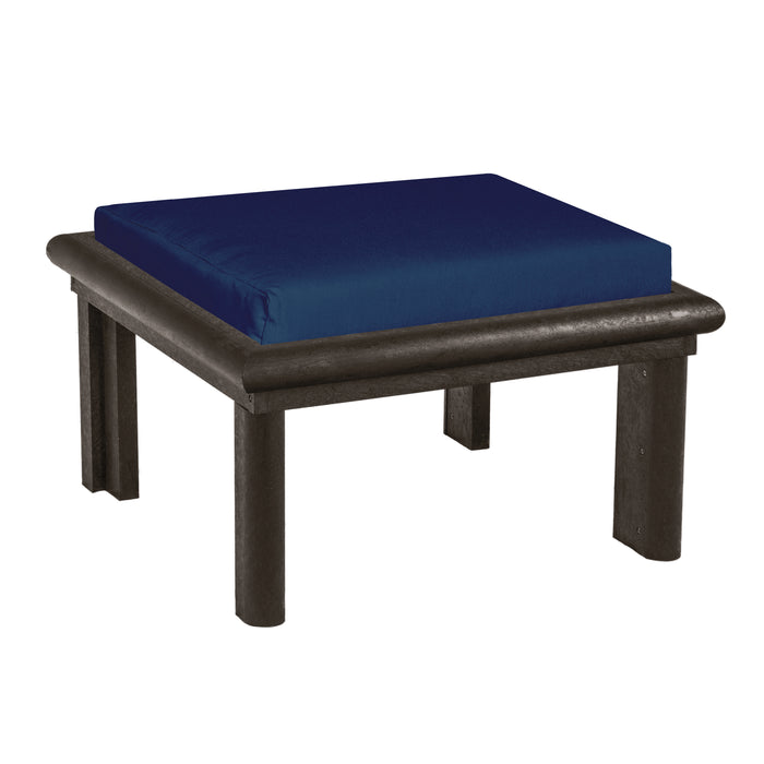 CR Plastics Stratford Large Ottoman with Cushion