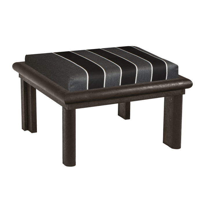 CR Plastics Stratford Large Ottoman with Cushion