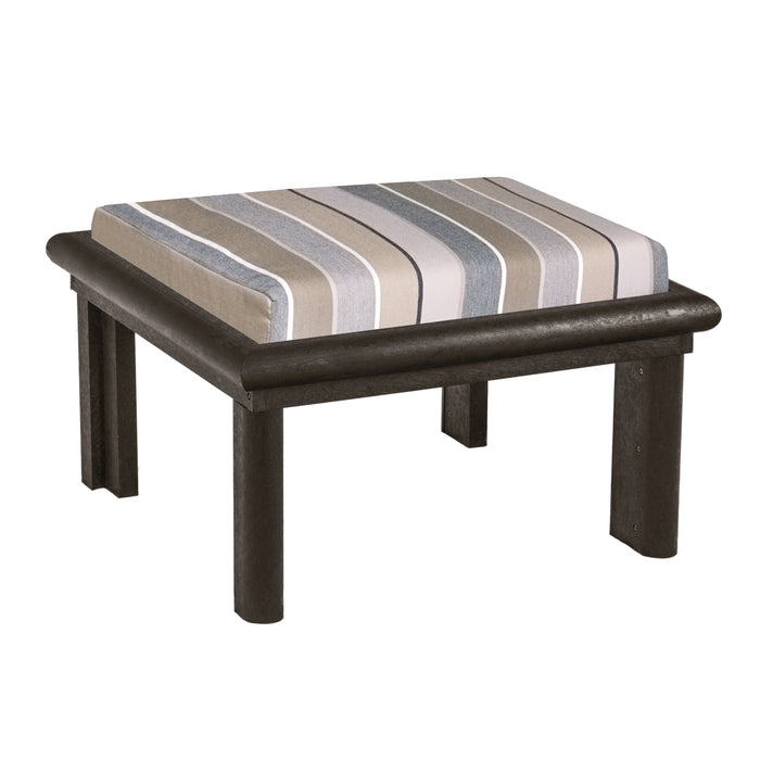 CR Plastics Stratford Large Ottoman with Cushion