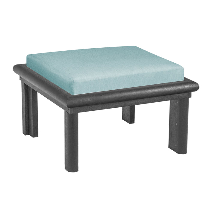 CR Plastics Stratford Large Ottoman with Cushion