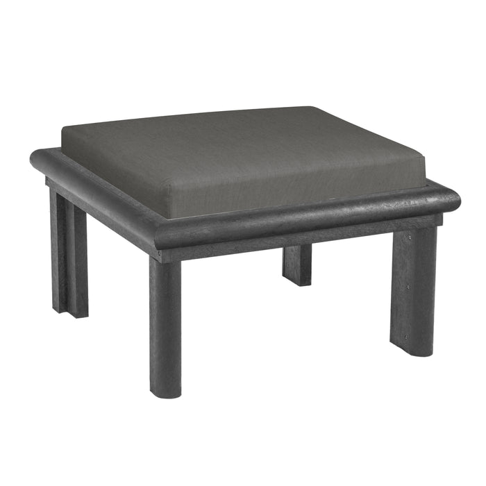 CR Plastics Stratford Large Ottoman with Cushion