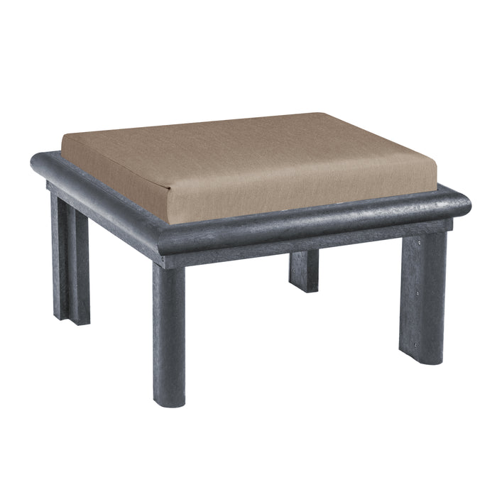 CR Plastics Stratford Large Ottoman with Cushion