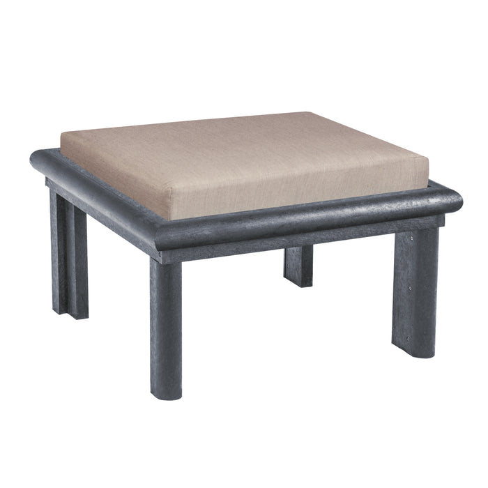 CR Plastics Stratford Large Ottoman with Cushion