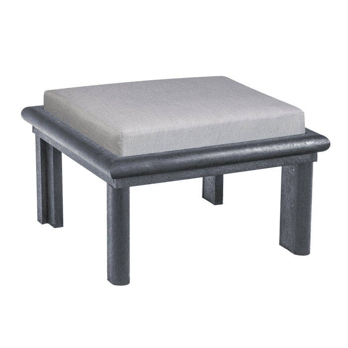 CR Plastics Stratford Large Ottoman with Cushion