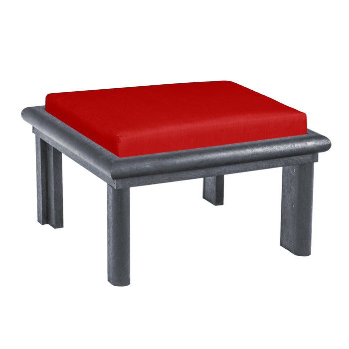 CR Plastics Stratford Large Ottoman with Cushion