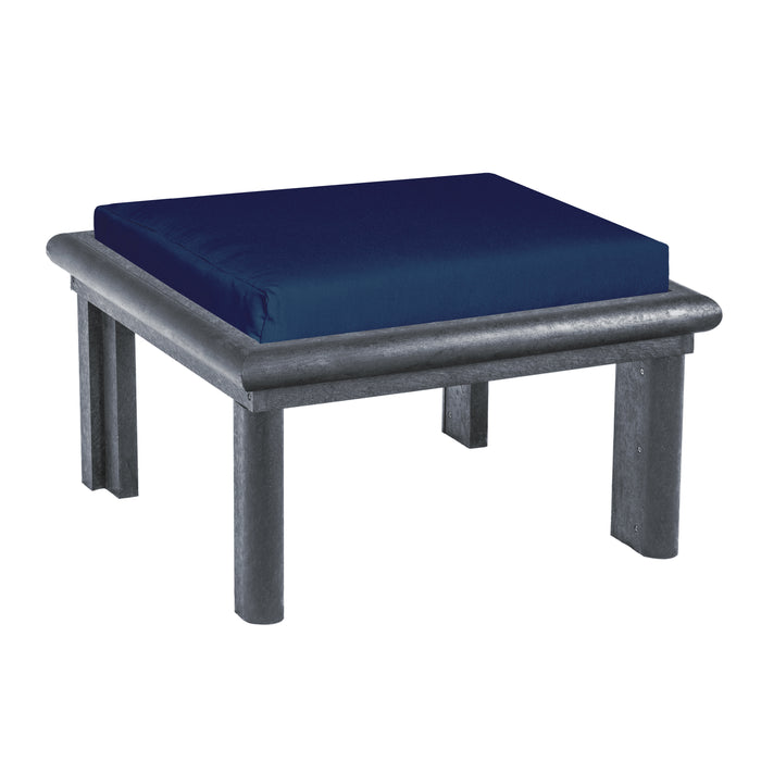 CR Plastics Stratford Large Ottoman with Cushion