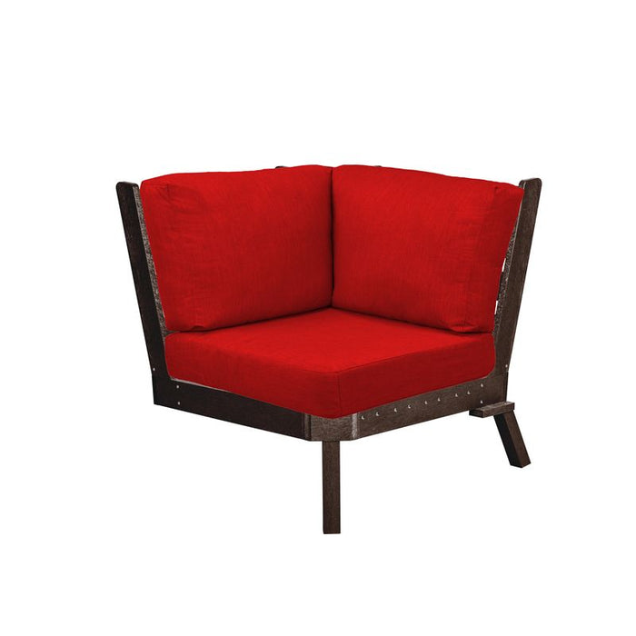 CR Plastics Tofino Sectional Corner Piece with Cushions