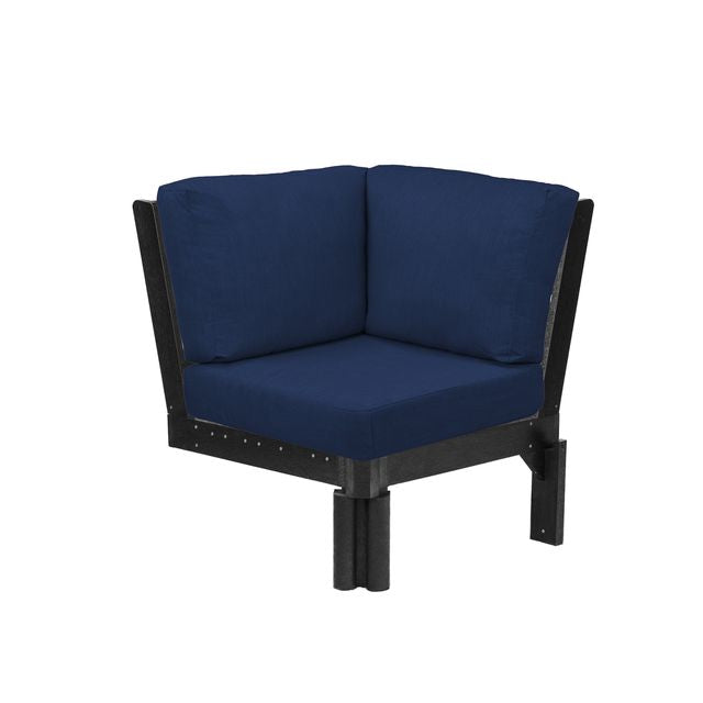 CR Plastics Stratford Sectional Corner Piece with cushions