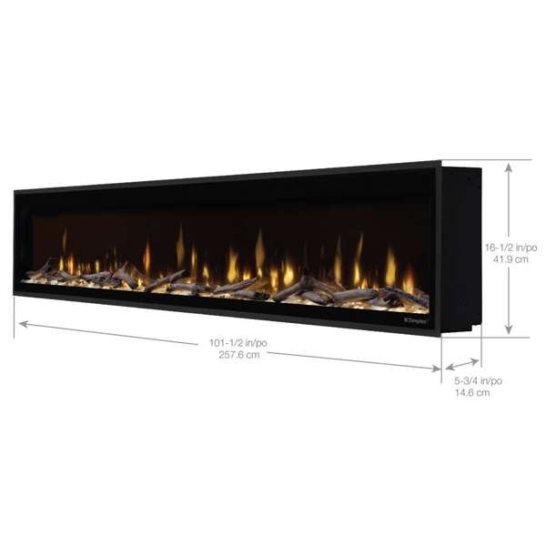 Dimplex Ignite Evolve 100" Built-In Linear Electric Fireplace