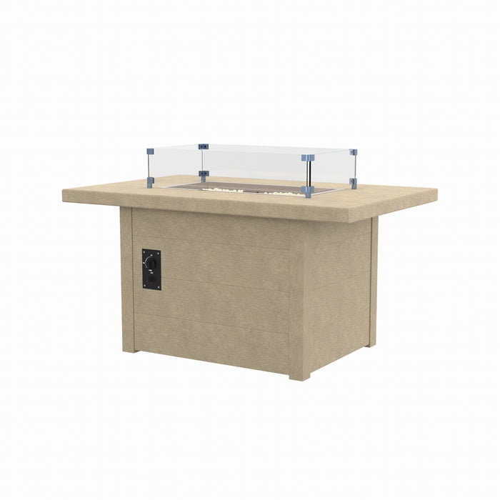 FT01 48" Rectangle Fire Table CRP Plastic