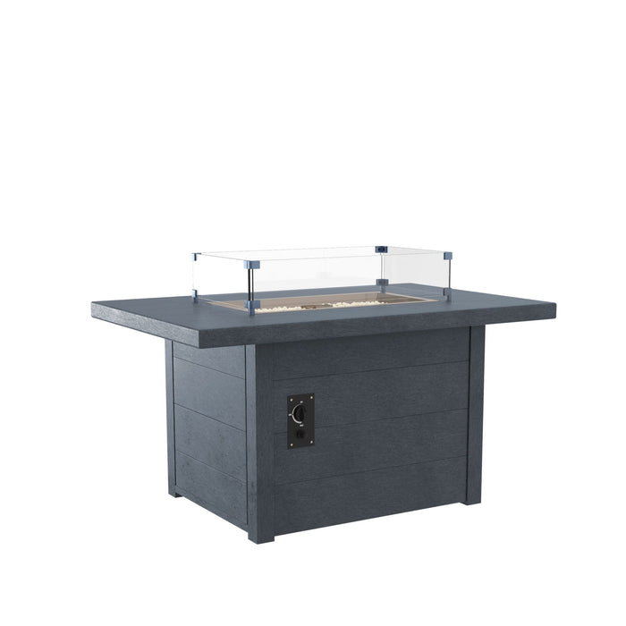 48" Rectangle Fire Table CRP Plastic