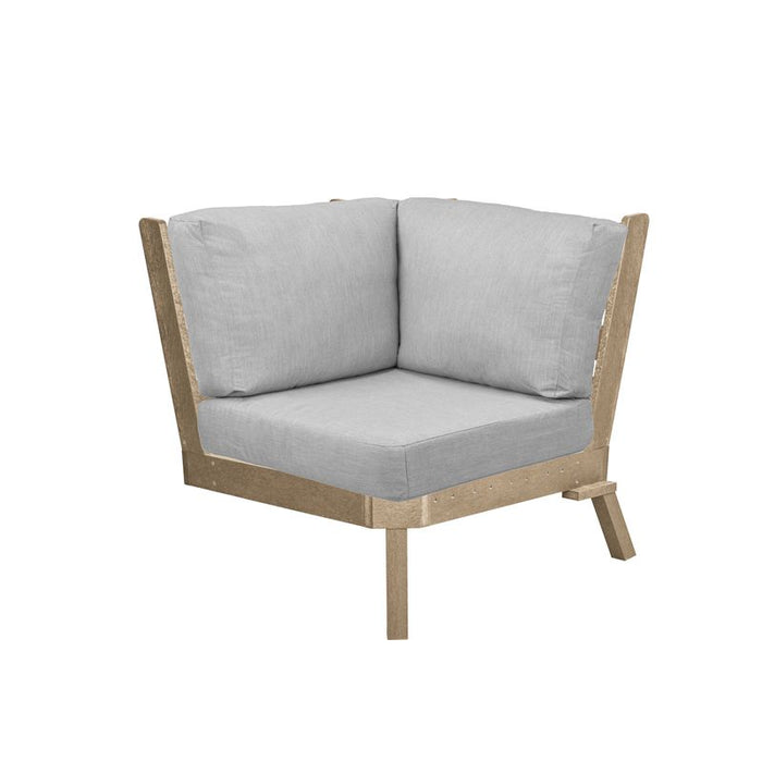 CR Plastics Tofino Sectional Corner Piece with Cushions