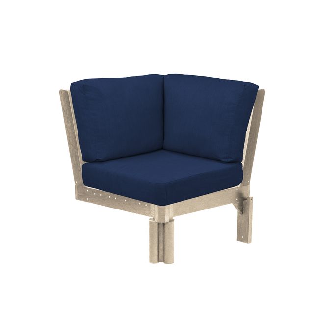 CR Plastics Stratford Sectional Corner Piece with cushions