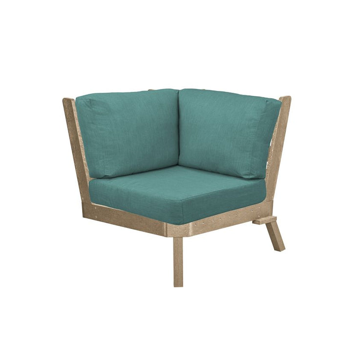 CR Plastics Tofino Sectional Corner Piece with Cushions