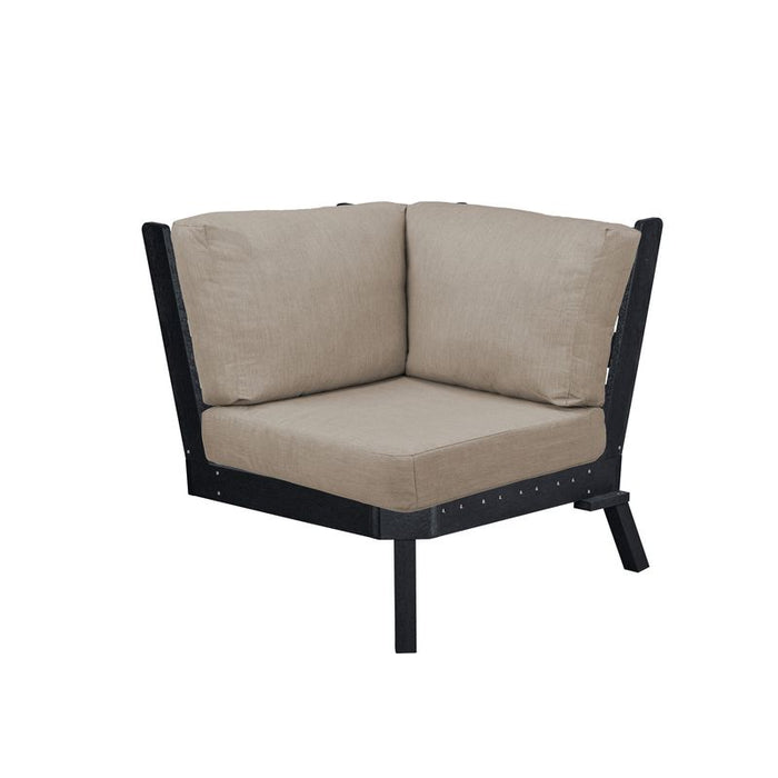 CR Plastics Tofino Sectional Corner Piece with Cushions