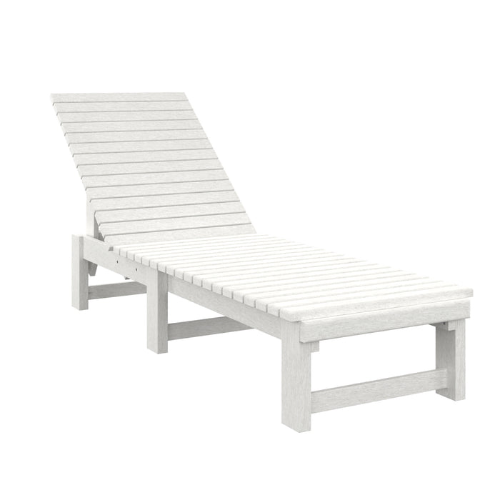 CR Plastics L99 Armless Chaise Lounge