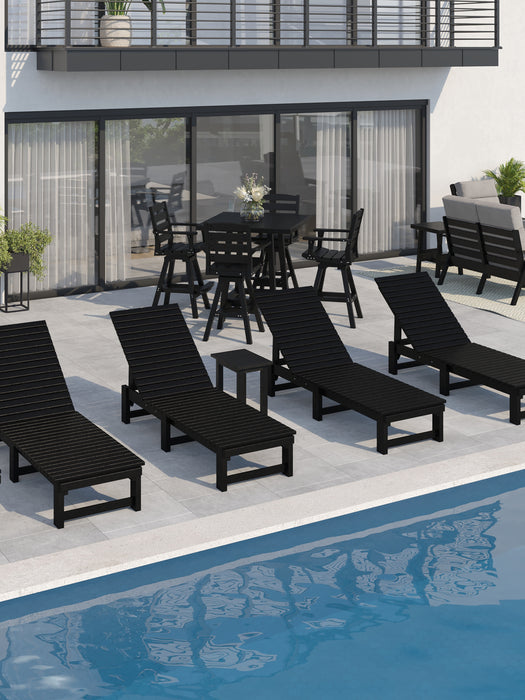 CR Plastics L99 Armless Chaise Lounge