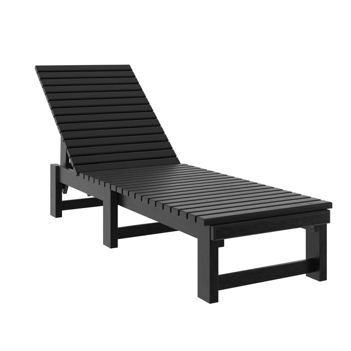 CR Plastics L99 Armless Chaise Lounge