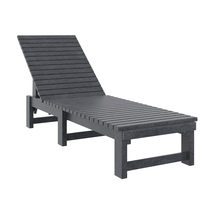 CR Plastics L99 Armless Chaise Lounge