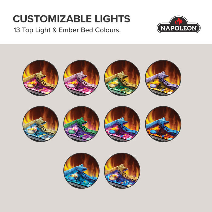 Napoleon 50" Astound FlexMount Electric Fireplace