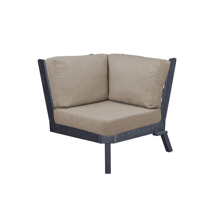 CR Plastics Tofino Sectional Corner Piece with Cushions
