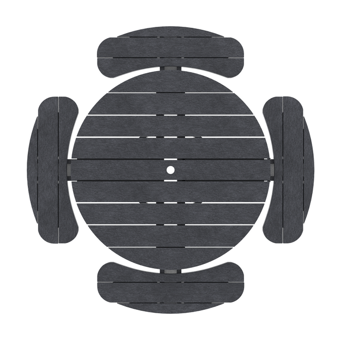 CR Plastics T50 51" Round Picnic Table