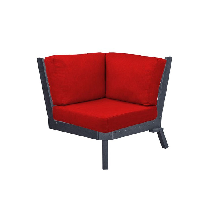 CR Plastics Tofino Sectional Corner Piece with Cushions