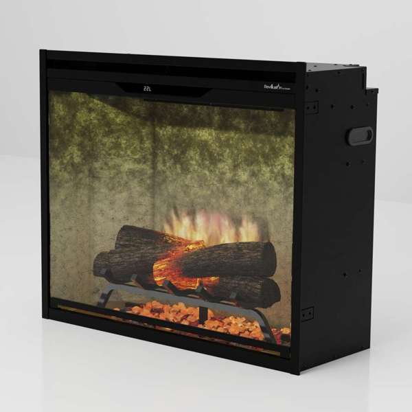 Dimplex Revillusion 30" Built-In Electric Firebox - Weathered Concrete