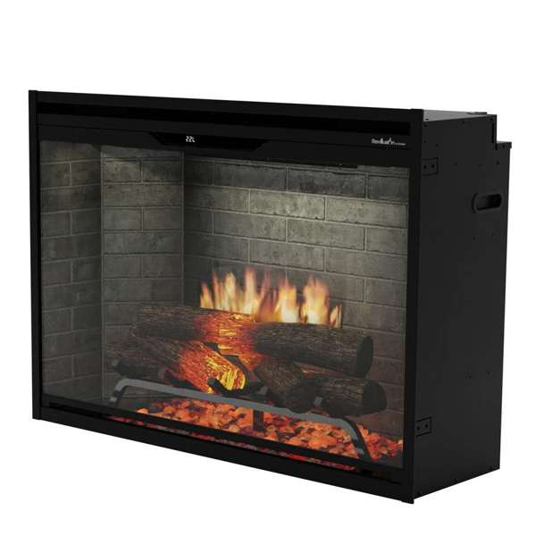 Dimplex Revillusion 36" Built-In Electric Firebox - Neutral Brick