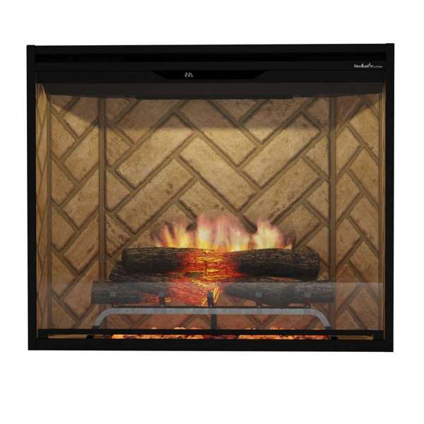 Dimplex Revillusion 36" Portrait Built-In Electric Firebox - Herringbone Brick