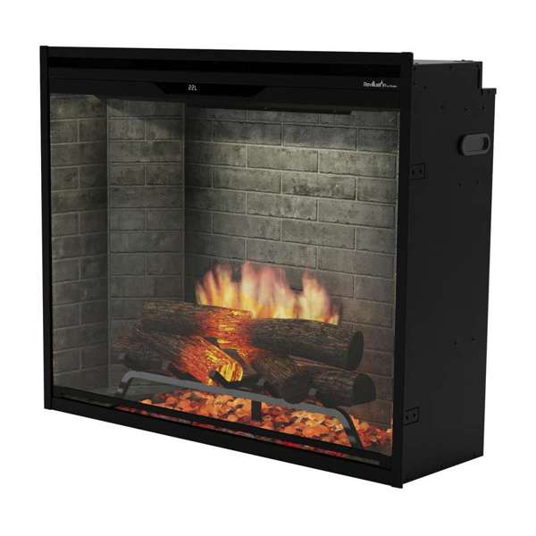 Dimplex Revillusion 36" Portrait Built-In Electric Firebox - Neutral Brick
