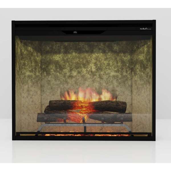Dimplex Revillusion 36" Portrait Built-In Electric Firebox - Weathered Concrete
