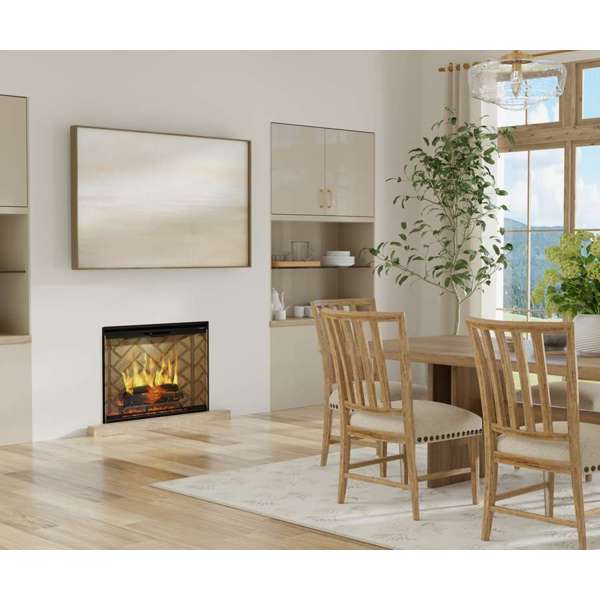 Dimplex Revillusion 42" Built-In Electric Firebox - Herringbone Brick